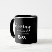 Business Woman & Exceptional Boss | Custom  マグカップ (正面左)