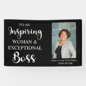 Business Woman & Exceptional Boss | Custom  横断幕 (横)