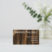 Businesscard Hairstylist 名刺 (スタンド正面)