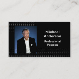 Businessman Professional Modern Photo Black  名刺