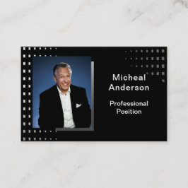 Businessman Professional Modern Photo Black  名刺