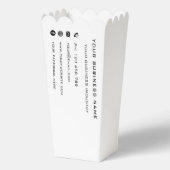 BusinessName Info会社のプロモーションポップコーンボックス フェイバーボックス (裏面)