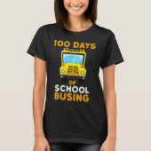 Busing School Bus Driver 100 Days Of School Boys G Tシャツ (正面)