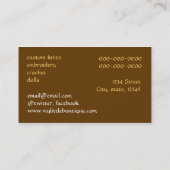 businssカードテンプレートを制作します 名刺 (裏面)