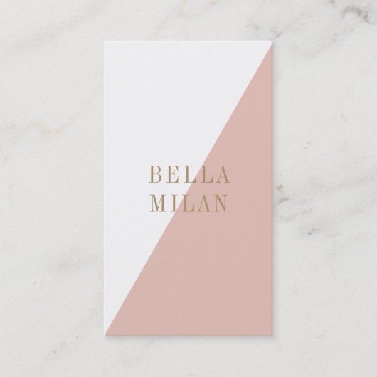 Busniessシックでモダンなカード 名刺 (正面)