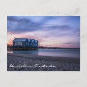 Busselton Jetty at Dusk Postages ポストカード (正面)