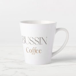 Bussin Coffee for Trendy Caffine Lovers カフェラテマグ