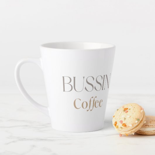 Bussin Coffee for Trendy Caffine Lovers カフェラテマグ (インサイチュ)