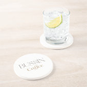 Bussin Coffee, Fun Caffine Lover Gift コースター (側面)