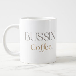Bussin Coffee, Trendy Funny Coffee Lover Gift  ジャンボコーヒーマグカップ