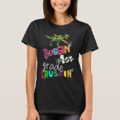Bussin First 1st grade crushin Kids First grade me Tシャツ (正面)