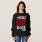 Bussin' Sheeesh Gen Z美的世代Zスラング スウェットシャツ (正面フル)