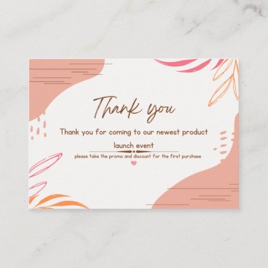 Bussinesカード新しいデザイン 名刺 (裏面)