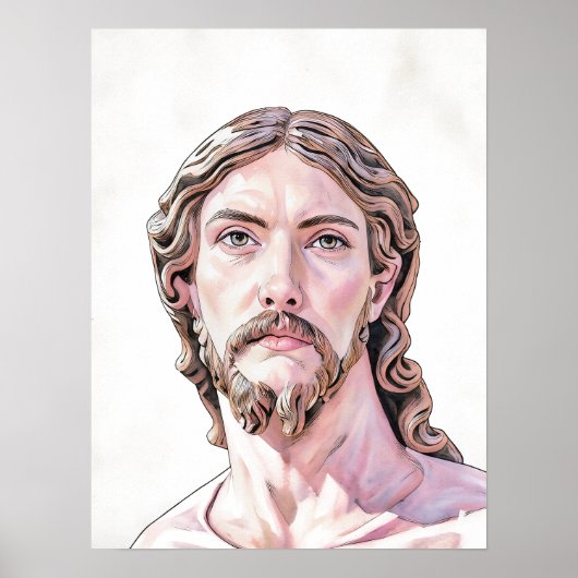 BUST OF CHRIST THE SAVIOUR by MICHELANGELO 2026 ポスター (正面)