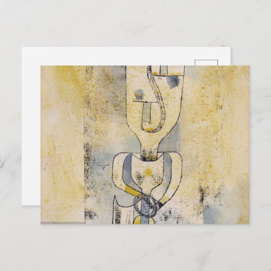 Buste by Paul Klee ポストカード (正面/裏面)