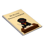Buster Writes – 作家のためのスパイラルノート ノートブック (右側)
