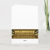 Bustle Greeting Card カード (裏面)