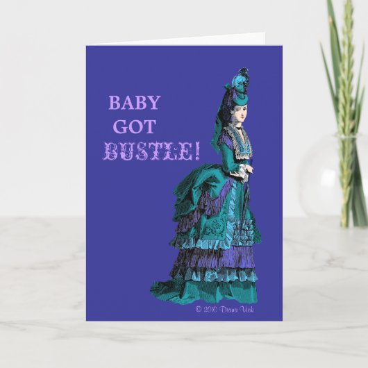 Bustle Greeting Card カード (正面)