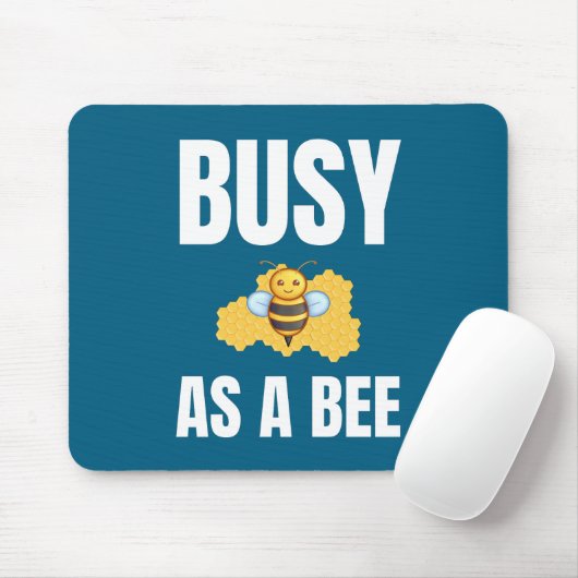 Busy as a Bee alternate design マウスパッド (マウス)