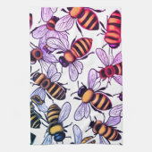 Busy bee  キッチンタオル (縦)