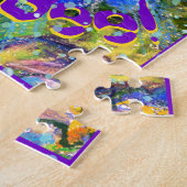 Busy Bee: An Insect & Forget-me-not Flowers ジグソーパズル (側面)