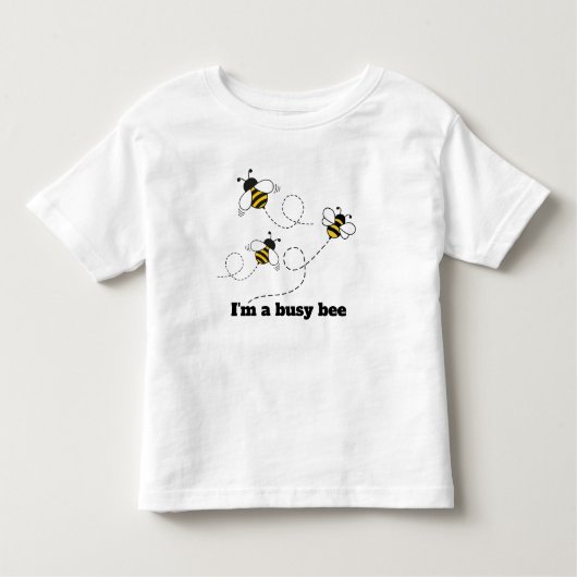 Busy Bee Kids T-Shirt-Cute Bee Costume トドラーTシャツ (正面)