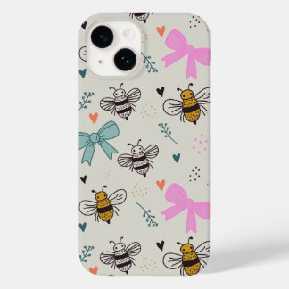 Busy Bees and Bows Phone Case Case-Mate iPhone 14ケース