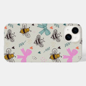 Busy Bees and Bows Phone Case Case-Mate iPhoneケース (裏面 (横))