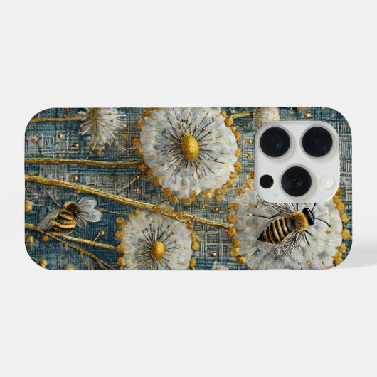 Busy Bees Dandelion Forest iPhoneケース (裏面横)