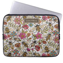 Busy Bees iPad ラップトップスリーブ