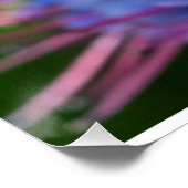 Busy Busy Bee Macro Honeybee Nature Art Poster ポスター (コーナー)