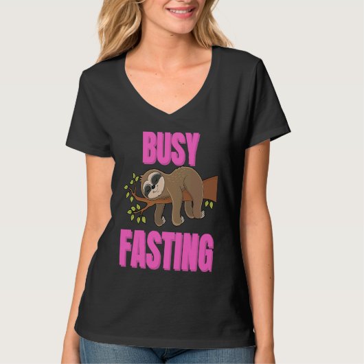 Busy Fasting Islamic Girl for Iftar  Women Kids Tシャツ (正面)