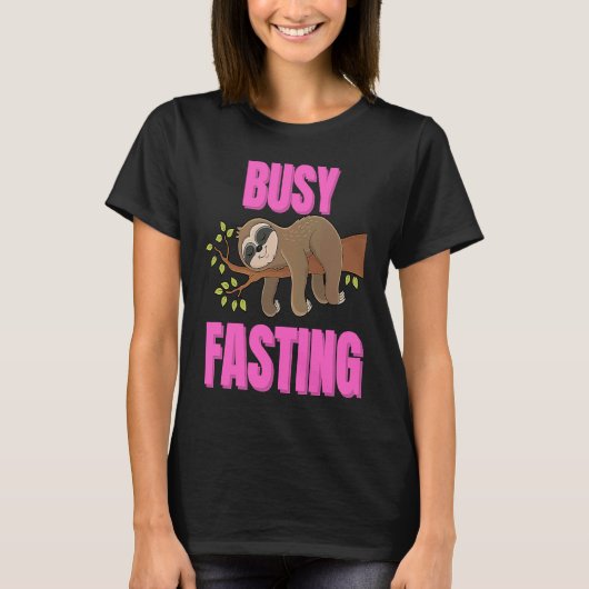 Busy Fasting Islamic Girl for Iftar  Women Kids Tシャツ (正面)