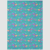 Busy Fishes Cyan 薄葉紙 (正面)