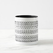 Busy. Try Later. Hidden Message Introvert Mug マグカップ (中央)