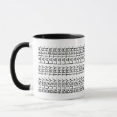 Busy. Try Later. Hidden Message Introvert Mug マグカップ (左)