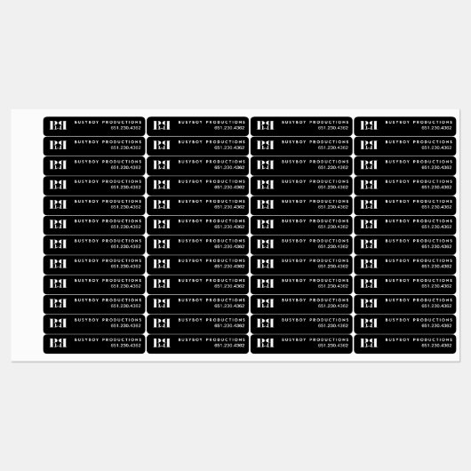 BusyBoy生産ギアラベル ラベル (シート)