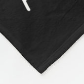 Butとカフェインのフローラハロウィーンの骨格で フリースブランケット (角)