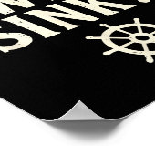 But Did We Sink Funny Boating Captain Sailor Saili ポスター (角)
