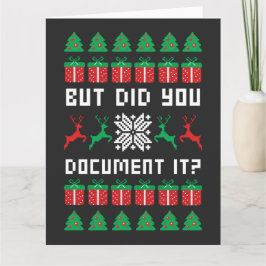 But Did You Document it カード