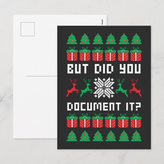 But Did You Document it シーズンポストカード (正面/裏面)