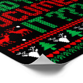 But Did You Doent It Funny Office Christmas Ugly S ポスター (角)