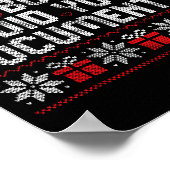 But Did You Doent It Funny Office Christmas Ugly S ポスター (角)