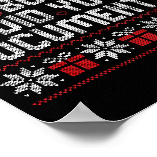 But Did You Doent It Funny Office Christmas Ugly S ポスター (角)