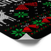 But Did You Doent It Funny Office Christmas Ugly S ポスター (角)