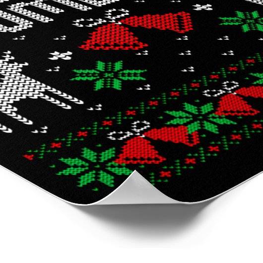 But Did You Doent It Funny Office Christmas Ugly S ポスター (角)