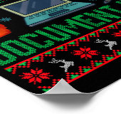 But Did You Doent It Funny Office Christmas Ugly S ポスター (角)