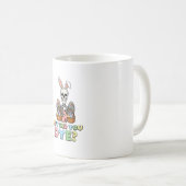 But Did You Dye Skeleton Eggs Funny Easter Men Wom コーヒーマグカップ (正面右)