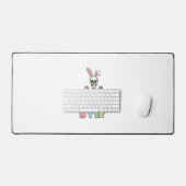 But Did You Dye Skeleton Eggs Funny Easter Men Wom デスクマット (キーボード&マウス)