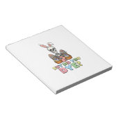 But Did You Dye Skeleton Eggs Funny Easter Men Wom ノートパッド (アングル)